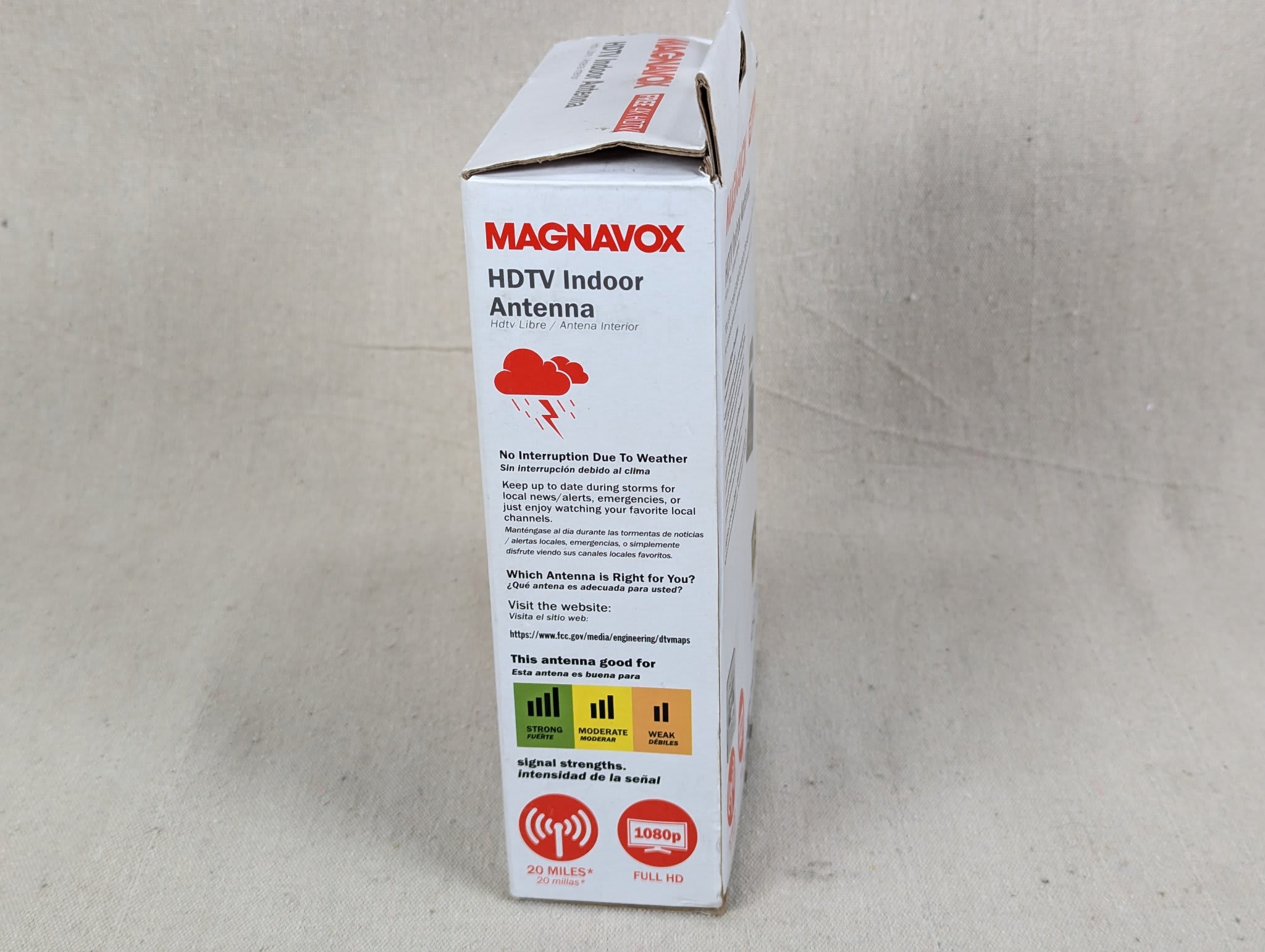 Magnavox HDTV Indoor Antenna Model MC346 4K Ready ATSC 3.0 Support New Open Box - Image 5