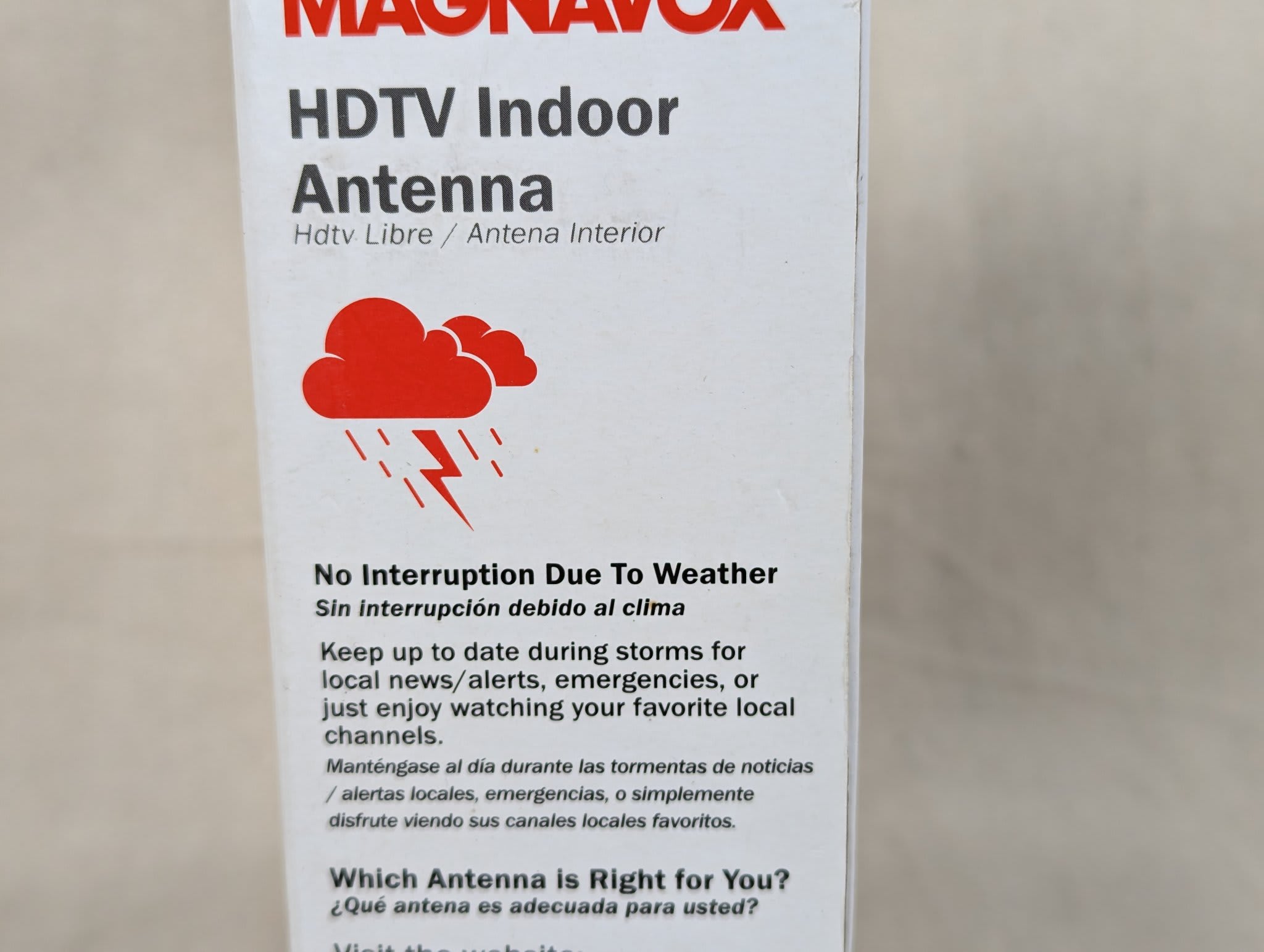 Magnavox HDTV Indoor Antenna Model MC346 4K Ready ATSC 3.0 Support New Open Box - Image 6
