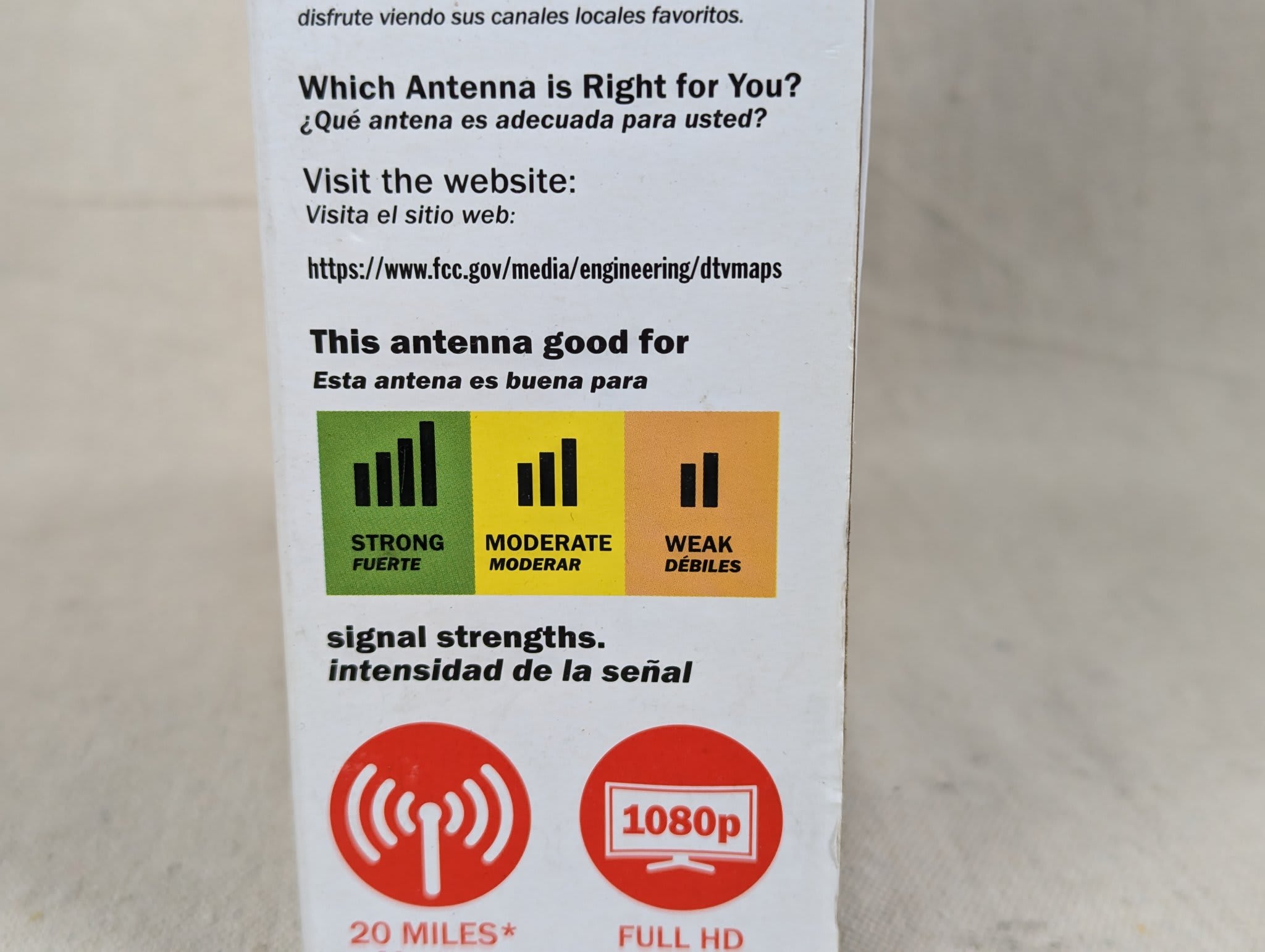 Magnavox HDTV Indoor Antenna Model MC346 4K Ready ATSC 3.0 Support New Open Box - Image 7
