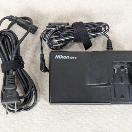 Nikon EH-21 AC Adapter Battery Charger for EN-EL1 Li-ion Batteries Power Cord
