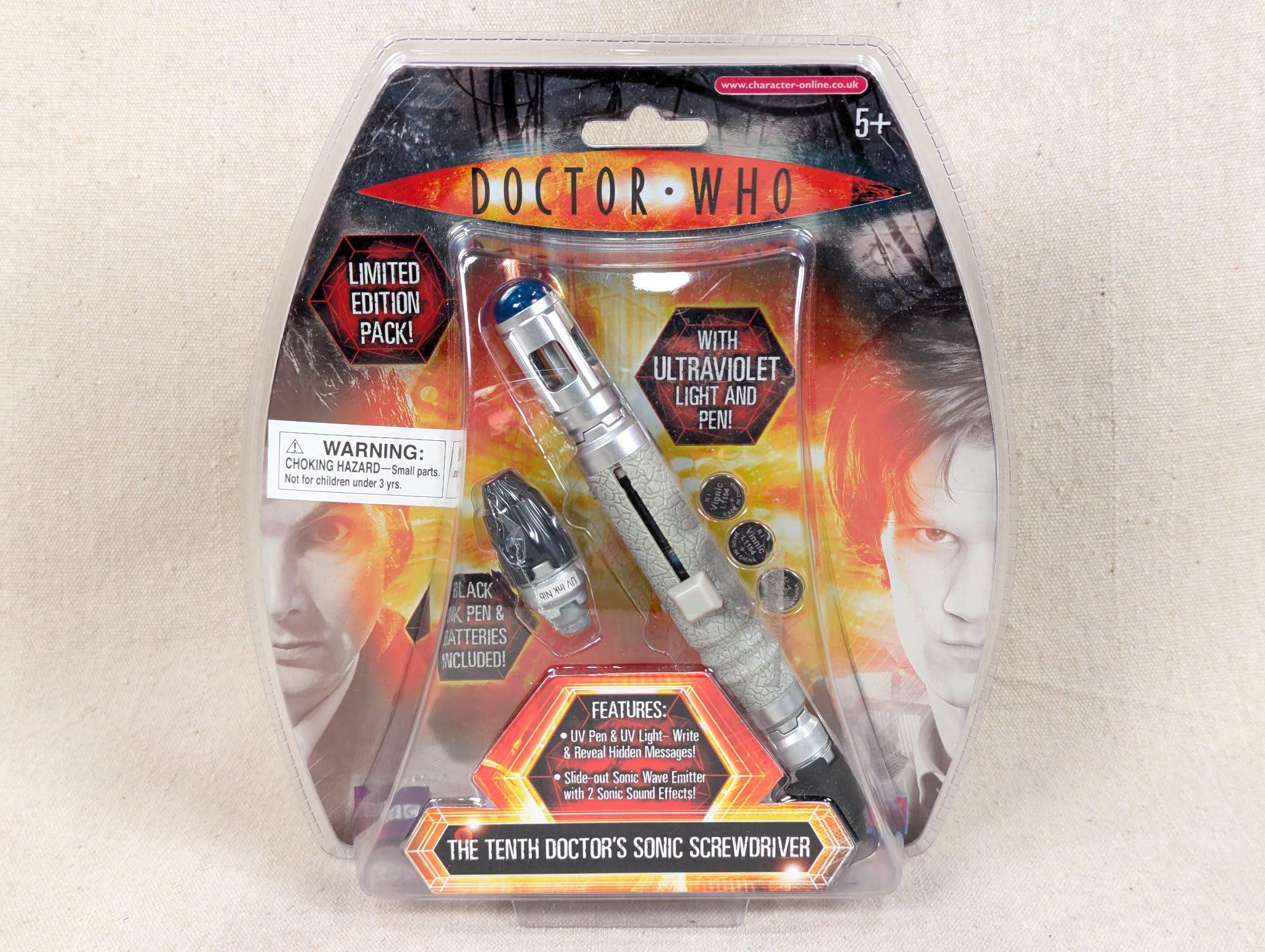 Character Options Doctor Who Tenth Doctor Sonic Screwdriver Limited Edition New