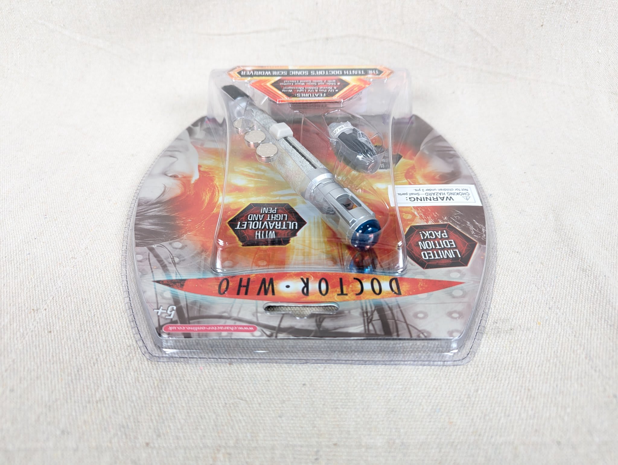 Character Options Doctor Who Tenth Doctor Sonic Screwdriver Limited Edition New - Image 5
