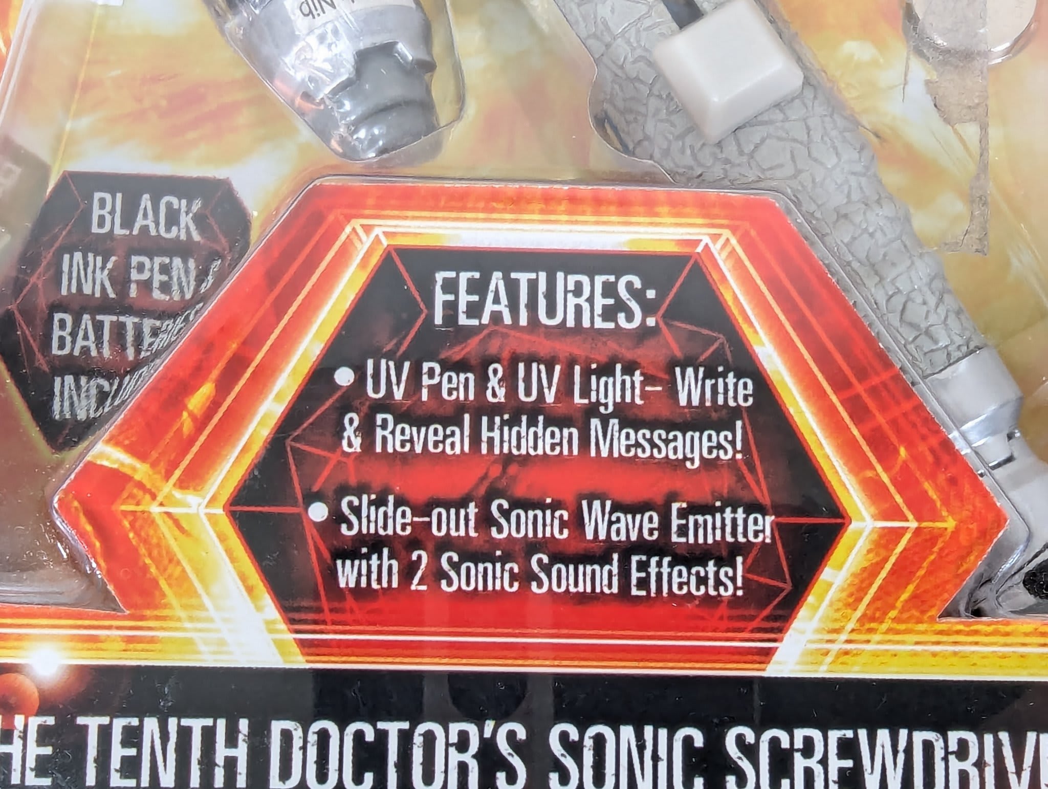 Character Options Doctor Who Tenth Doctor Sonic Screwdriver Limited Edition New - Image 9