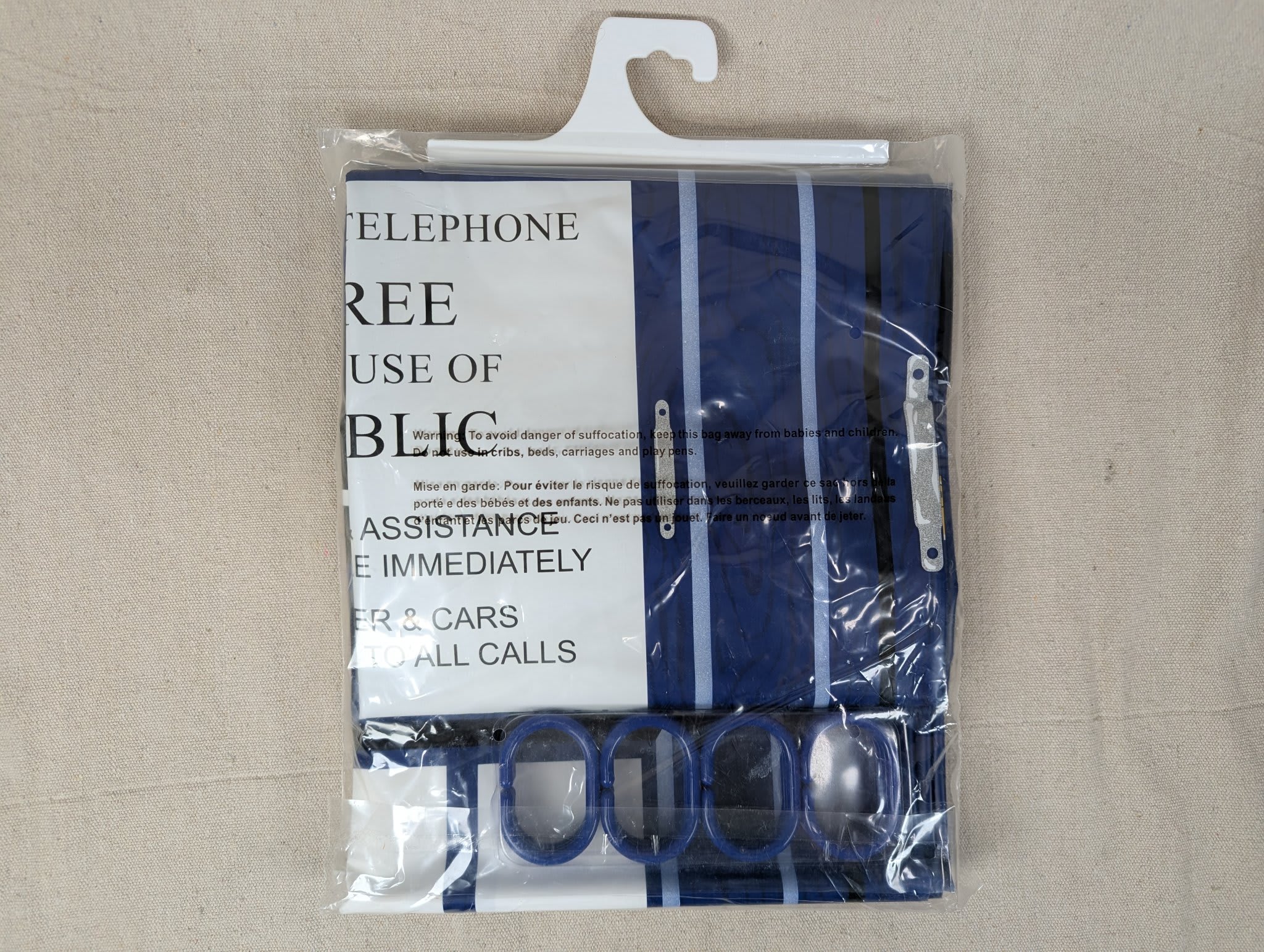 ThinkGeek Doctor Who TARDIS Shower Curtain 2013 Official Licensed New in Package - Image 5