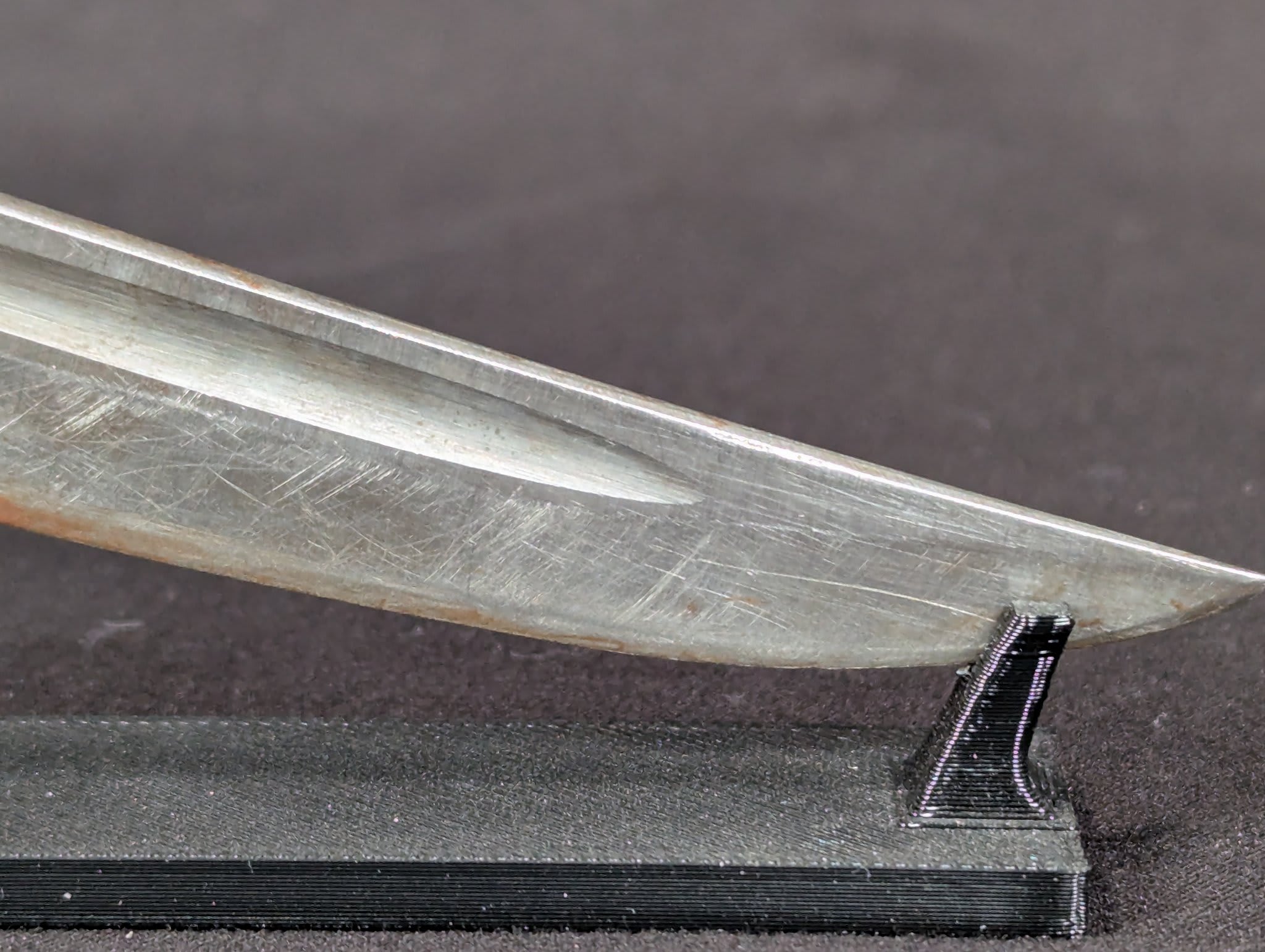 Vintage Olsen Knife Co. Fixed Blade Hunting Knife Stag Handle Solingen Germany - Image 10