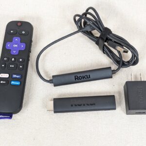 Roku Streaming Stick 4K Model 3820X with Voice Remote and Long Range Wireless
