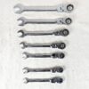 Stark Elite 7-Piece SAE Flex-Head Ratcheting Wrench Set Model 18704 New Condi...
