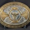 1000058617_5r2Gpv_x7qmmj.jpg Award Design Medals Vintage Western Bull Skull Belt Buckle Silver Plated Gold...
