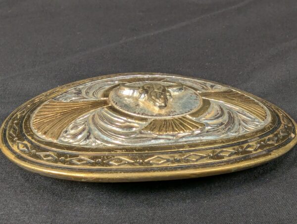 1000058618_G7MSG8_itdvyo.jpg Award Design Medals Vintage Western Bull Skull Belt Buckle Silver Plated Gold...
