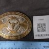 1000058629_4KW73d_dtqbup.jpg Award Design Medals Vintage Western Bull Skull Belt Buckle Silver Plated Gold...