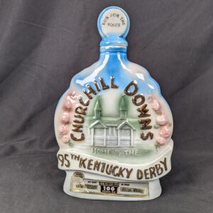 James B. Beam Distilling Co. 1969 Kentucky Derby Churchill Downs Ceramic Deca...