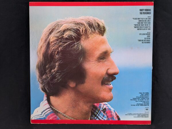 Marty Robbins The Performer 12-inch Vinyl LP Record 1979 Columbia KC 35446 Music