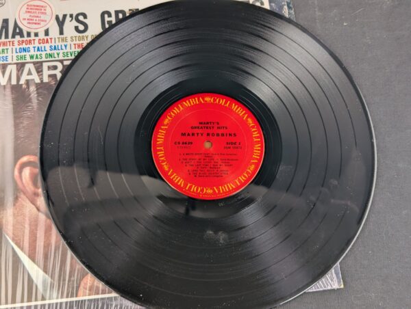 Marty Robbins Marty's Greatest Hits Vinyl LP Record Columbia CS 8639 Vintage ...