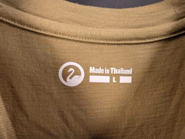 Outlier NYC Merino Wool Crew Neck T-Shirt Men's Size Large Tan Khaki Mustard ...