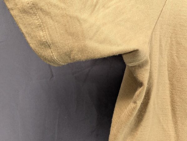 Outlier NYC Merino Wool Crew Neck T-Shirt Men's Size Large Tan Khaki Mustard ...