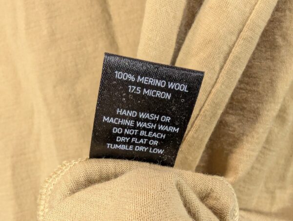 Outlier NYC Merino Wool Crew Neck T-Shirt Men's Size Large Tan Khaki Mustard ...