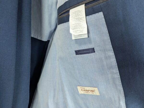 J.Crew Ludlow Suit Set Mens Blue Textured Blazer 41R Trousers 34x32 Italian F...
