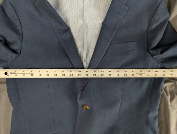 J.Crew Ludlow Suit Set Mens Blue Textured Blazer 41R Trousers 34x32 Italian F...