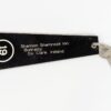 Vintage Hotel Skeleton Key and Black Plastic Fob Shannon Shamrock Ireland