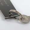 Vintage Hotel Skeleton Key and Black Plastic Fob Shannon Shamrock Ireland