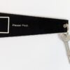 Vintage Hotel Skeleton Key and Black Plastic Fob Shannon Shamrock Ireland