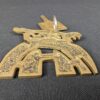 Vintage Holiday Inn Hotel Room Key with Brass Keychain Number 1200 Dallas Air...