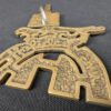 Vintage Holiday Inn Hotel Room Key with Brass Keychain Number 1200 Dallas Air...