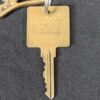 Vintage Holiday Inn Hotel Room Key with Brass Keychain Number 1200 Dallas Air...