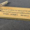 Paris Sheraton Hotel Metal Room Key and Brass Fob 19 rue du Commandant Mouchotte