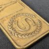 Paris Sheraton Hotel Metal Room Key and Brass Fob 19 rue du Commandant Mouchotte