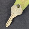 Vintage InterContinental Hotel Frankfurt Room Key Fob 1251 West Germany Green...