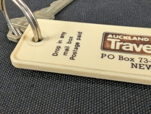 Auckland Airport Travelodge Hotel Room Key and Plastic Fob New Zealand 2043