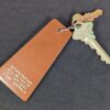Vintage Hotel Room Key and Fob Set Sydney Australia Brown Tag R.B. Davies 3515