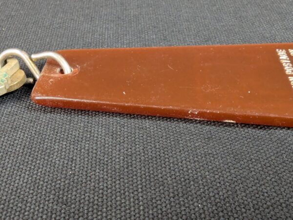 Vintage Hotel Room Key and Fob Set Sydney Australia Brown Tag R.B. Davies 3515