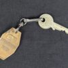 Vintage NEMEF Hotel Room Key and Brass Fob 327 Dusseldorf Hilton Collectible ...