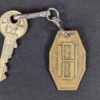 Vintage NEMEF Hotel Room Key and Brass Fob 327 Dusseldorf Hilton Collectible ...