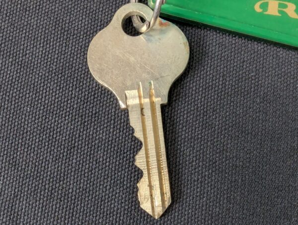 Inter-Continental Hotels Rio Brasil Vintage Metal Key and Acrylic Keychain 1502