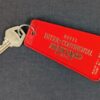 Vintage Hotel Inter-Continental Auckland Room Key 310 Red Plastic Fob Permark