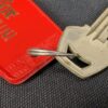 Vintage Hotel Inter-Continental Auckland Room Key 310 Red Plastic Fob Permark