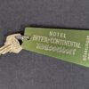 Vintage Inter-Continental Hotels Room Key and Fob Dusseldorf Germany 784171 325