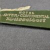Vintage Inter-Continental Hotels Room Key and Fob Dusseldorf Germany 784171 325