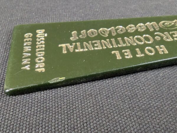 Vintage Inter-Continental Hotels Room Key and Fob Dusseldorf Germany 784171 325