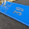 Vintage Hotel Russley Christchurch Room Key Fob 39 Blue Gold Permark Signs NZ