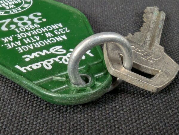 Vintage Holiday Inn Anchorage Hotel Room Key and Plastic Fob 382 Alaska Colle...