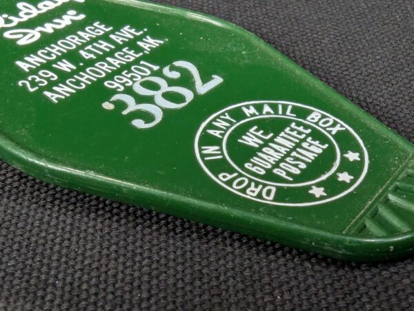 Vintage Holiday Inn Anchorage Hotel Room Key and Plastic Fob 382 Alaska Colle...