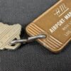Vintage Airport-Marina Hotel Room Key Tag 601 Los Angeles Schlage Mid-Century