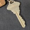 Vintage Airport-Marina Hotel Room Key Tag 601 Los Angeles Schlage Mid-Century