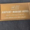 Vintage Airport-Marina Hotel Room Key Tag 601 Los Angeles Schlage Mid-Century