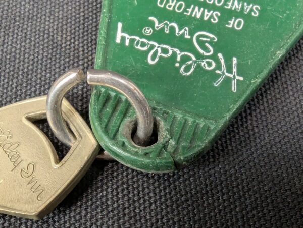 Vintage Holiday Inn Sanford Florida Hotel Room Key and Plastic Fob W.W. Wilcox