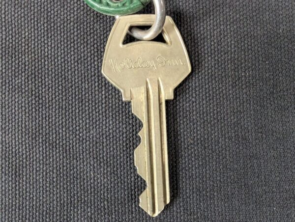 Vintage Holiday Inn Sanford Florida Hotel Room Key and Plastic Fob W.W. Wilcox